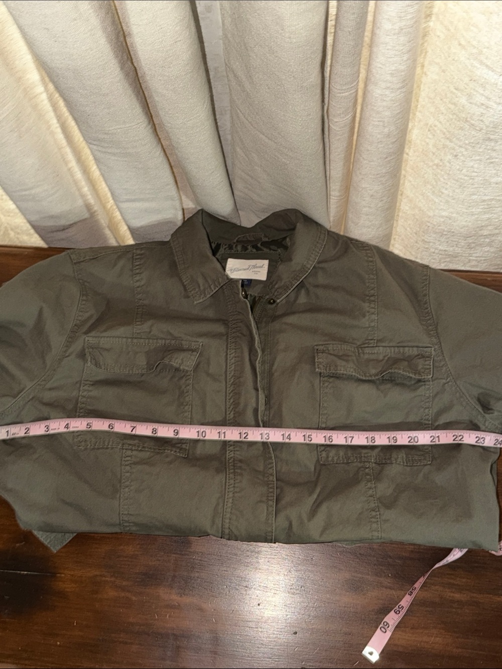 Universal Thread Olive Utility Jacket with Brass Hardware XXL - Picture 5 of 10